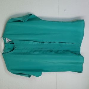 Gaylord Size 10 Teal Blouse